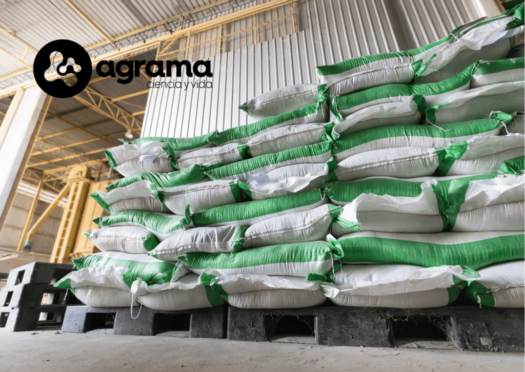 Storage of compound feed at a livestock farm
